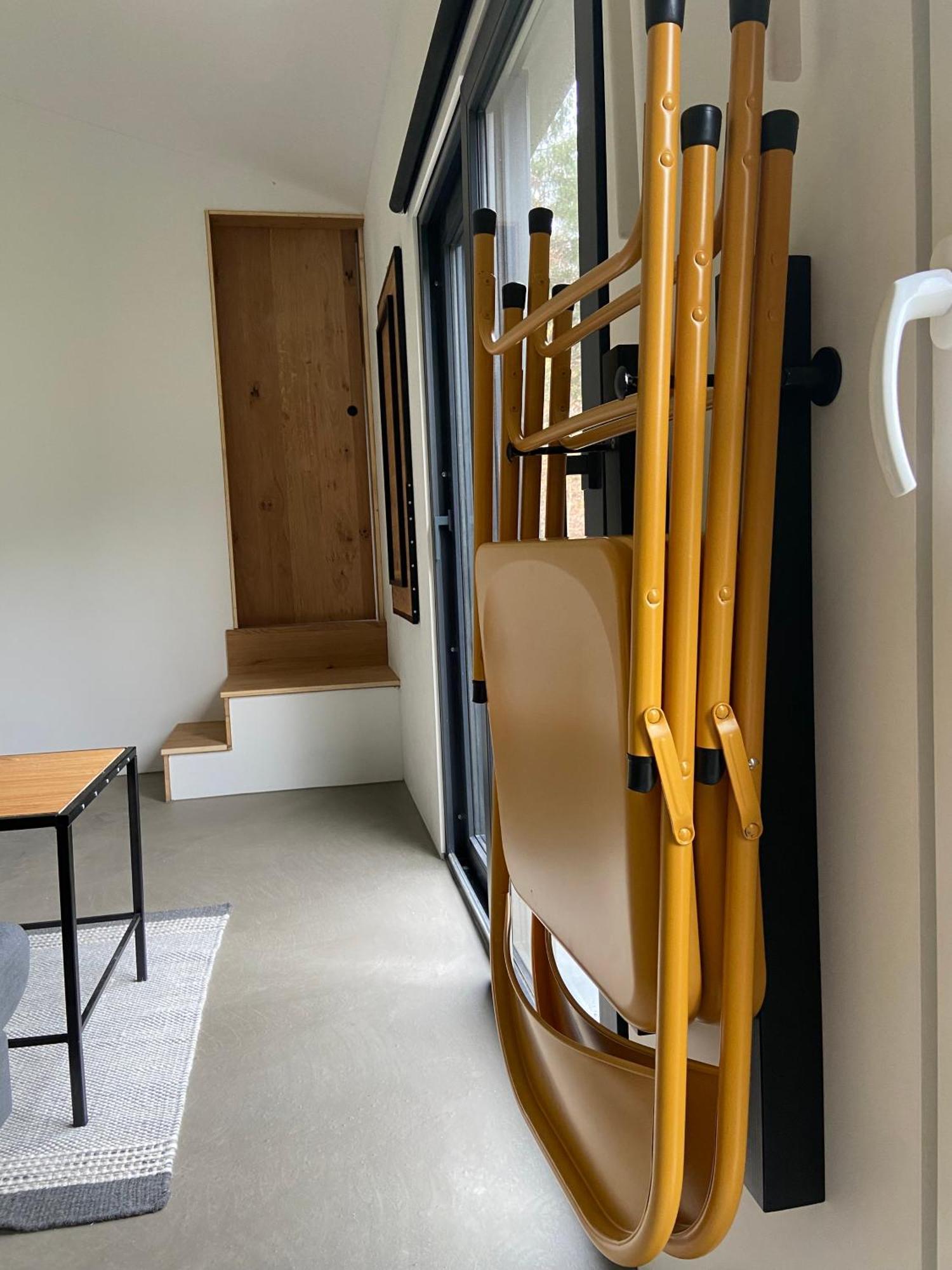Modernes Tinyhouse Trailer Cabins Am Waldrand - Mit Seezugang Eging Exterior photo