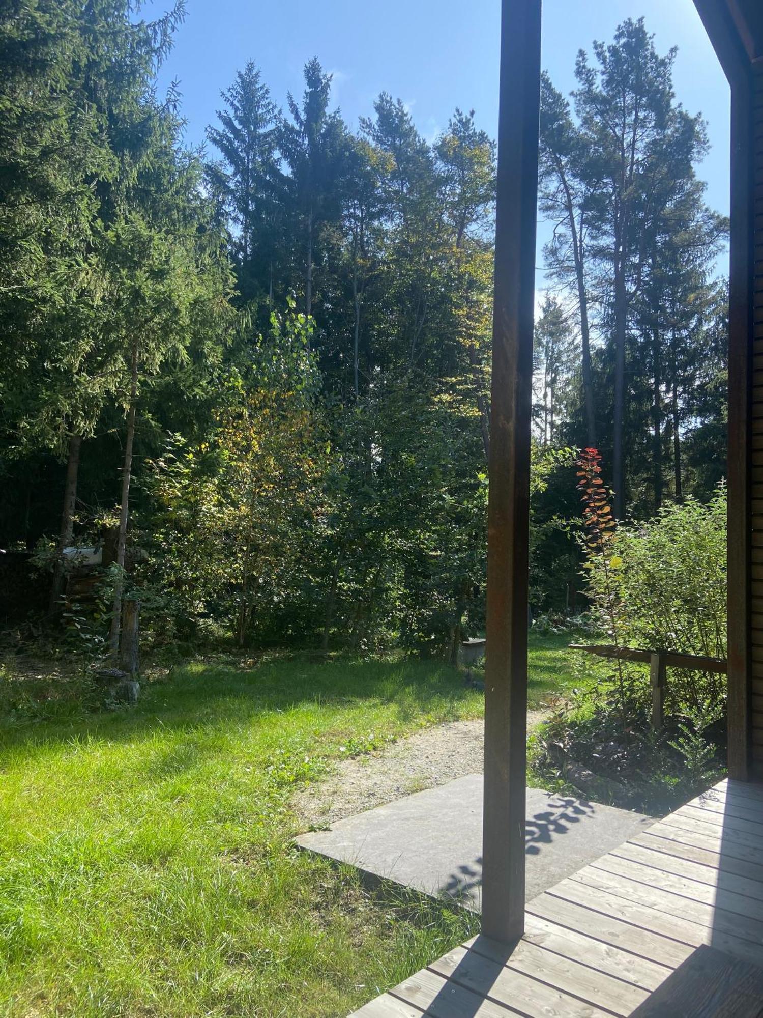 Modernes Tinyhouse Trailer Cabins Am Waldrand - Mit Seezugang Eging Exterior photo